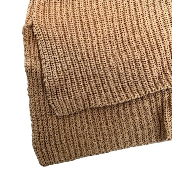 Paper Label  Organic Cotton Fall Sweater - Burnt Orange - Size Small - Picture 6 of 6